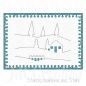 Preview: Stanzschablone - Mini-Winterlandschaft + Notizzettel A6